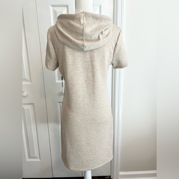 Calvin Klein Women’s Hooded Drawstring Dress with Studded CK Logo Sz S - Picture 4 of 9